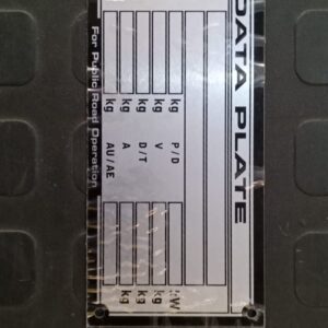 Data Plate